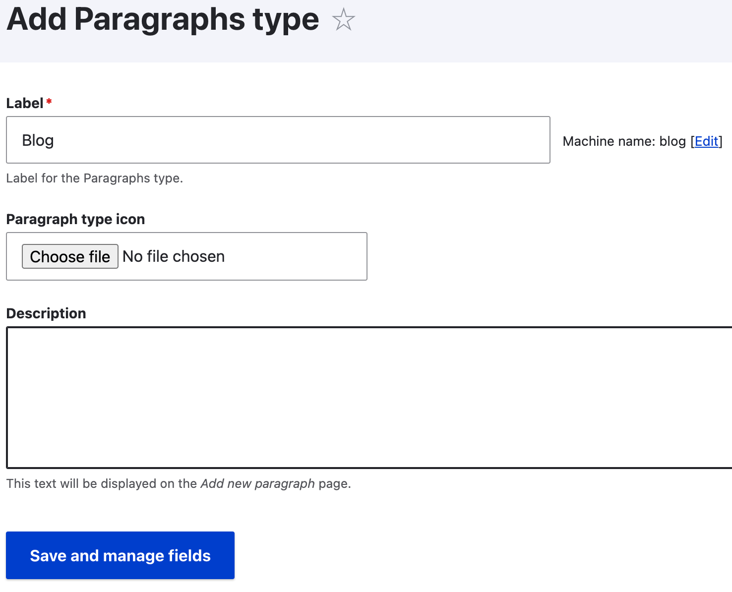 add paragraph type