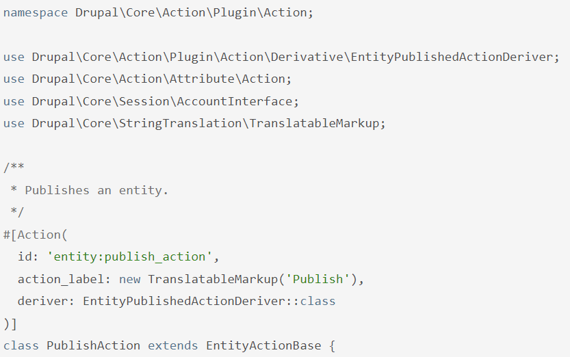 php attributes