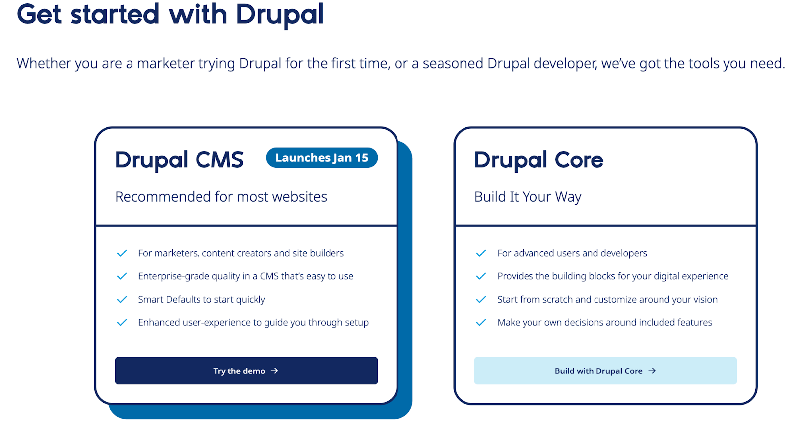 new drupal org