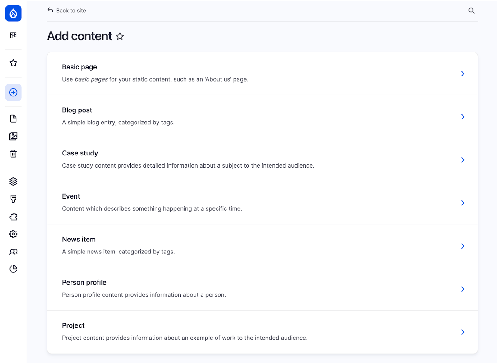 add content