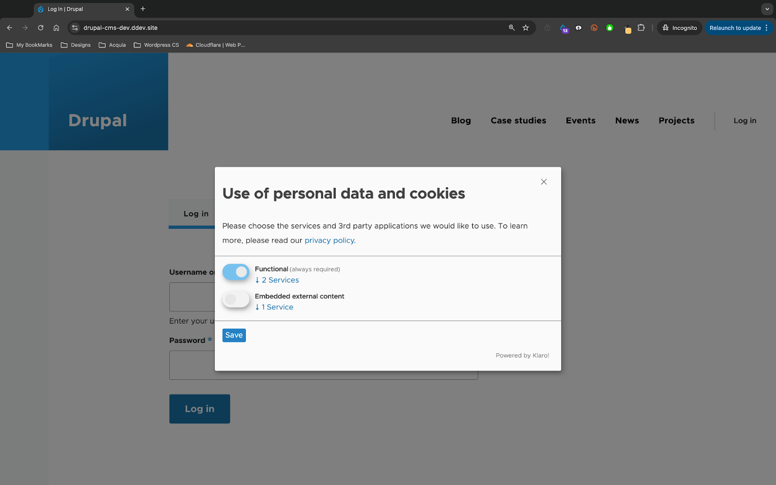cookie consent