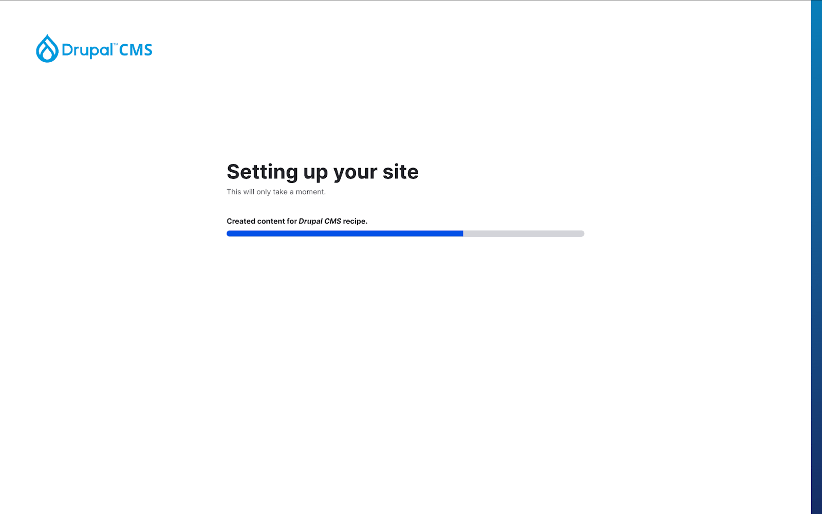 setting up site