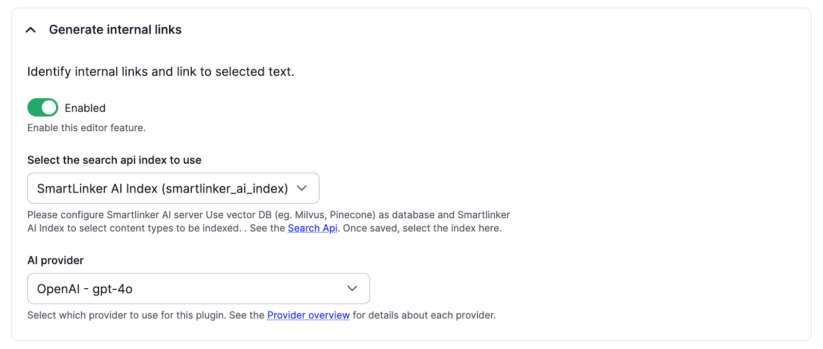 generate internal links