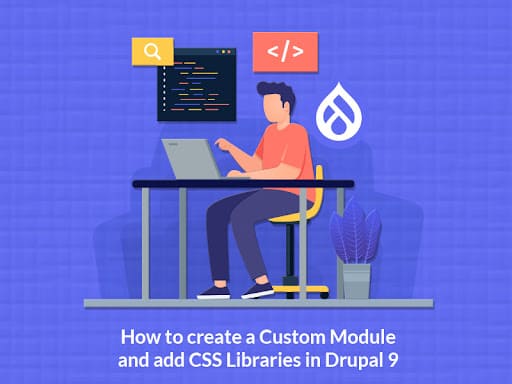 Custom module add css drupal9