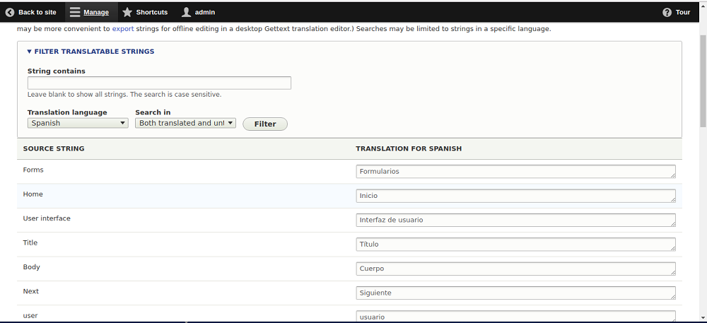 Interface translation Module