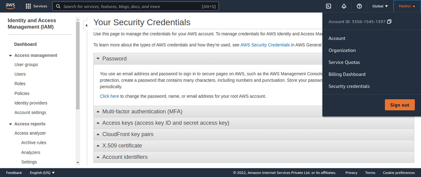 access key