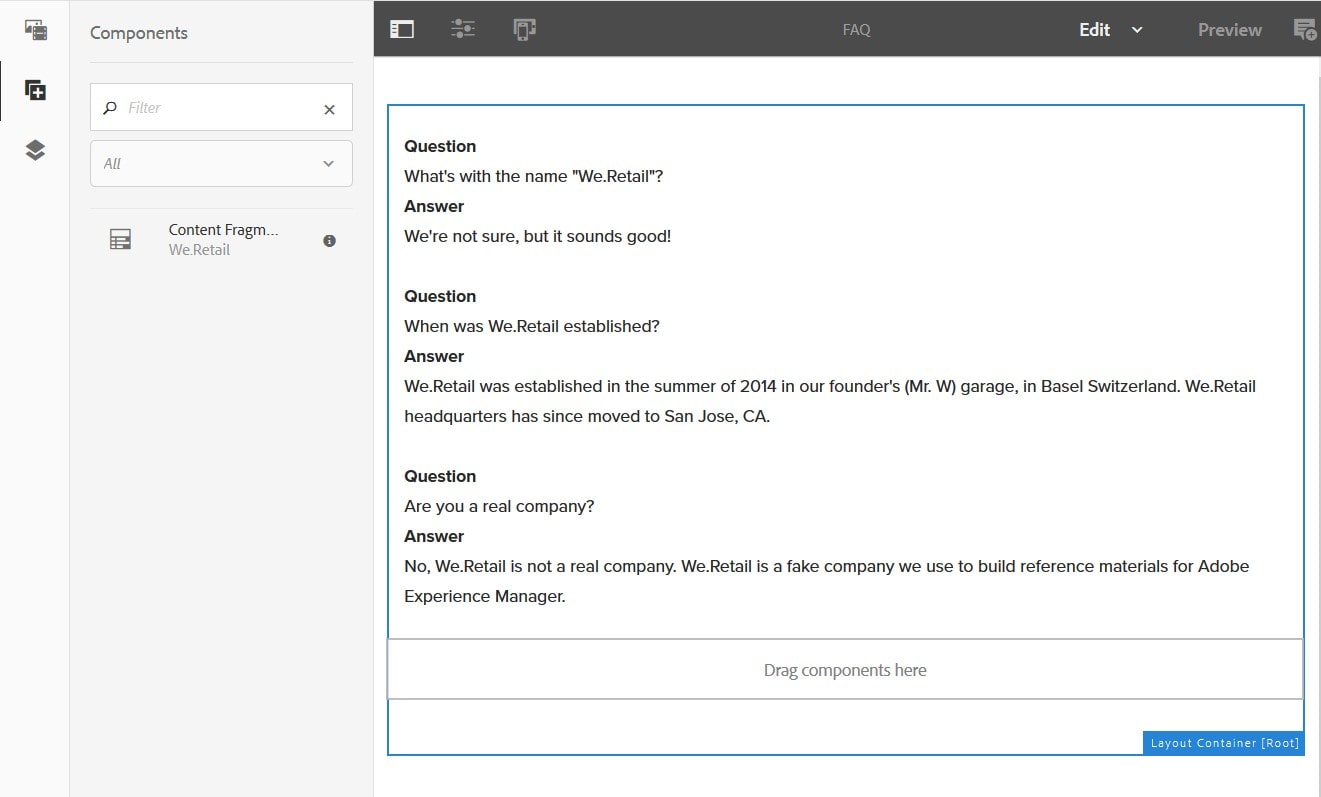 AEM Headless architecture 