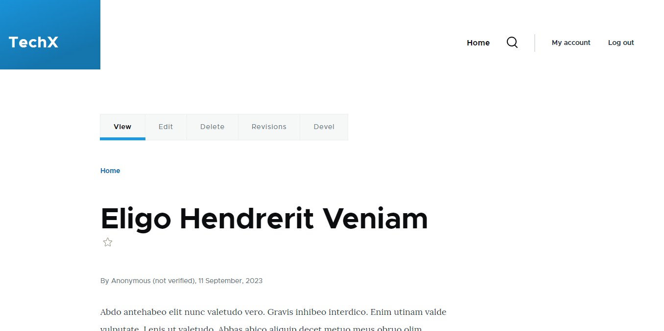 article page