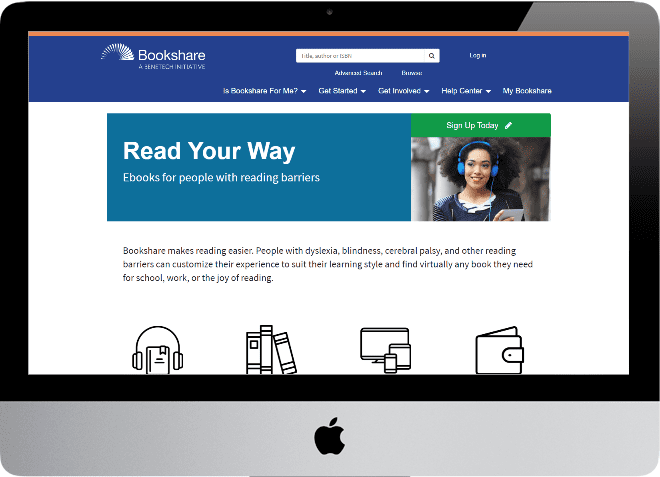 bookshare website built on drupal