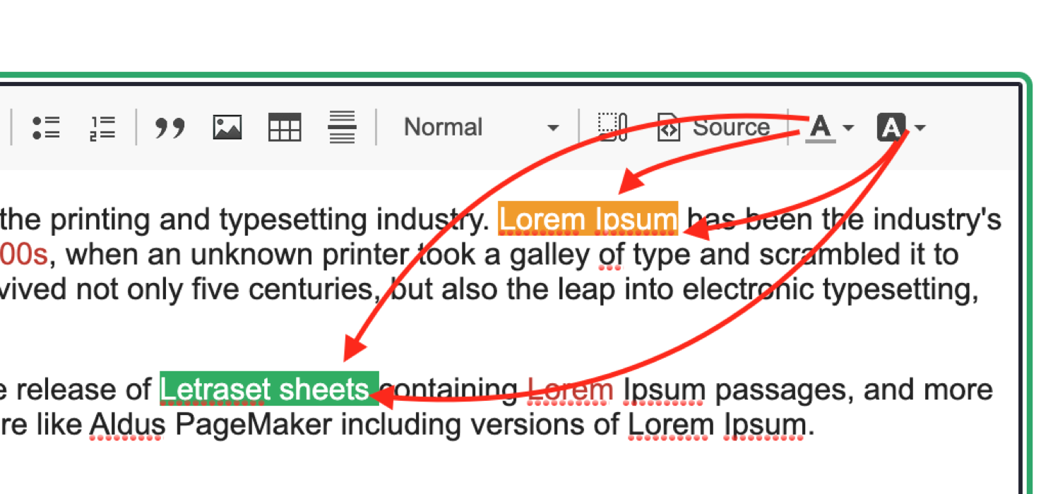 ckeditor color button
