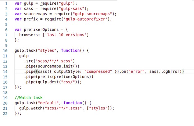 code gulp