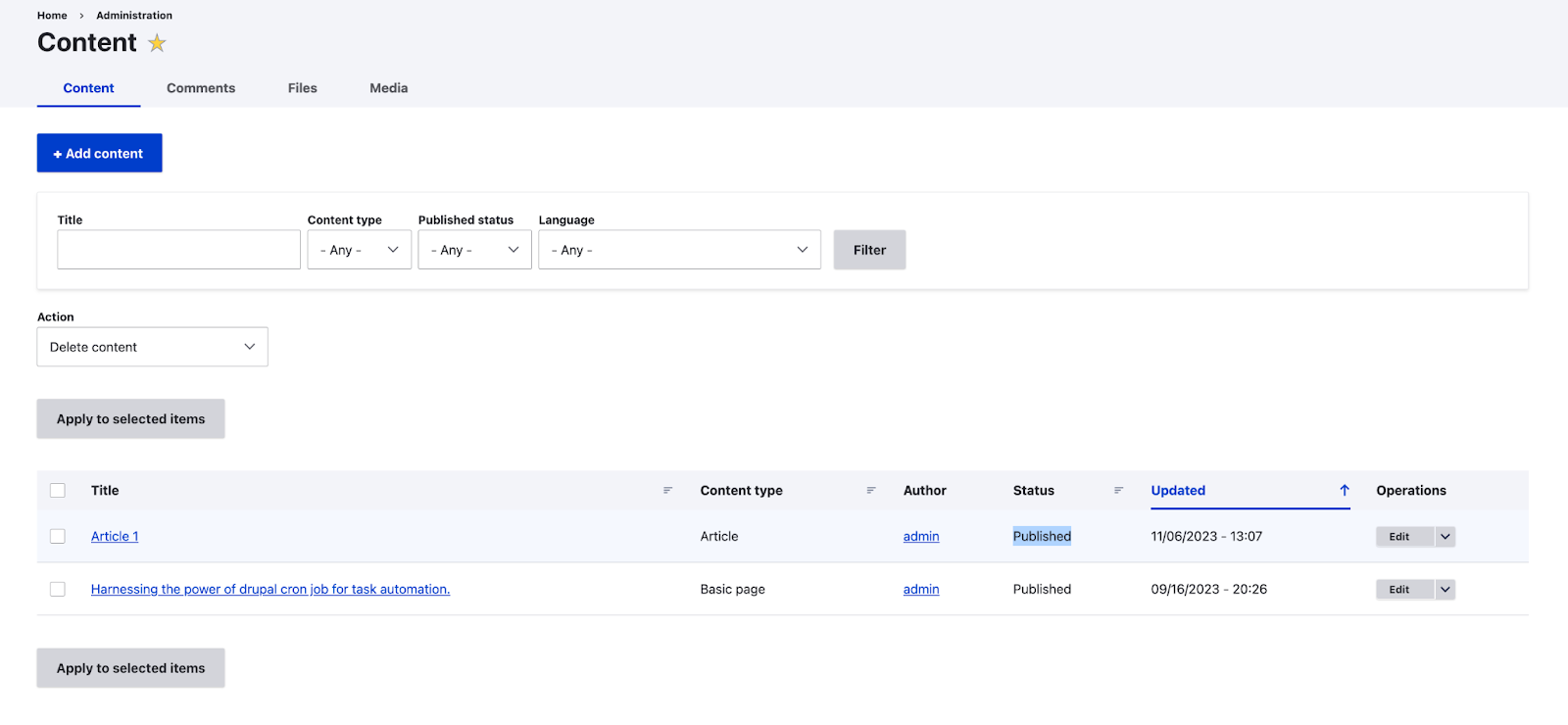 custom callback function