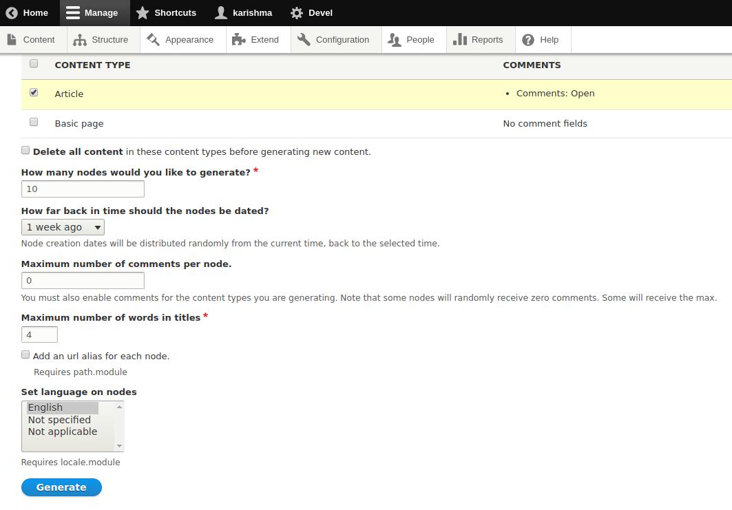 devel module in drupal
