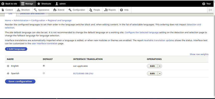 drupal language module