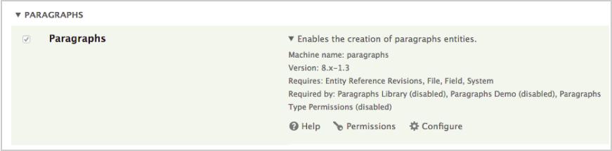 drupal paragraph module