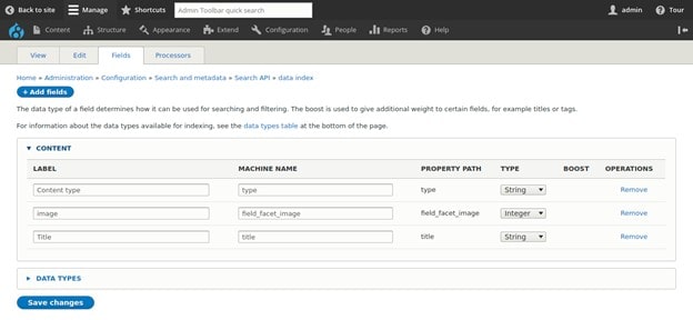 Step 5: Adding Fields for Indexing