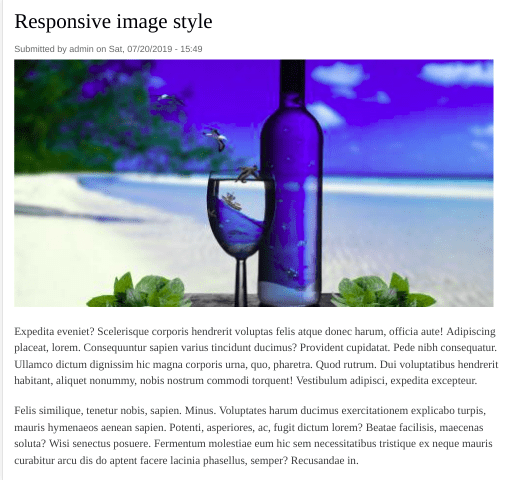 responsive image style