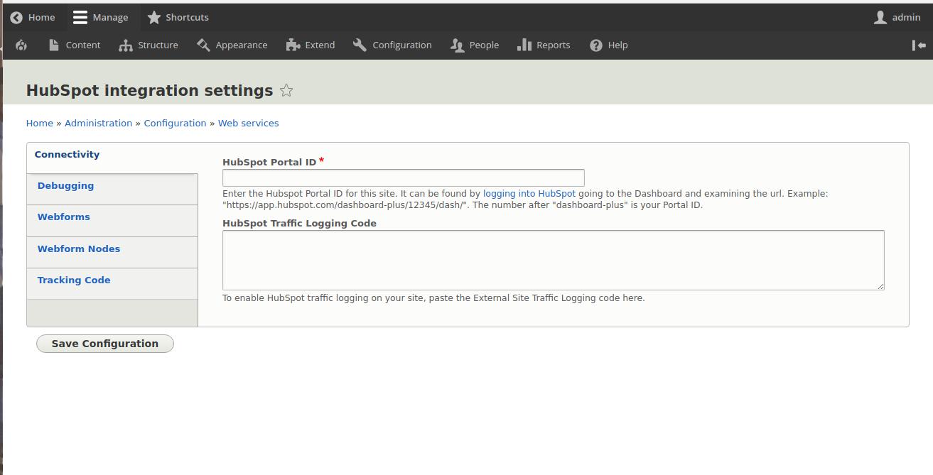 Hubspot module