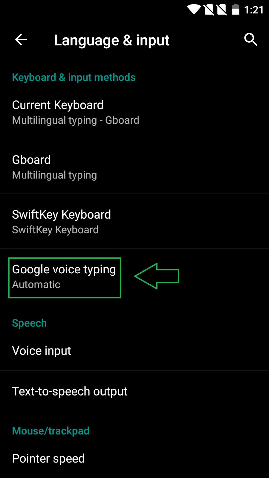 language&input