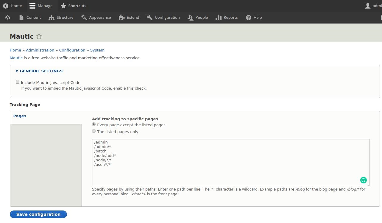 Mautic Module for Drupal