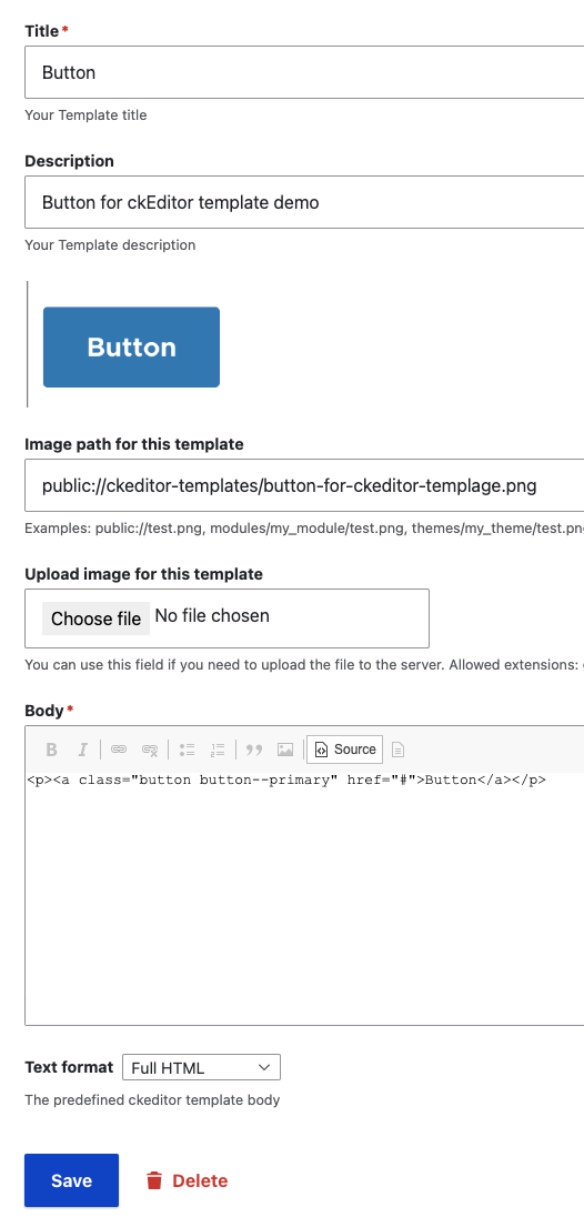 template library