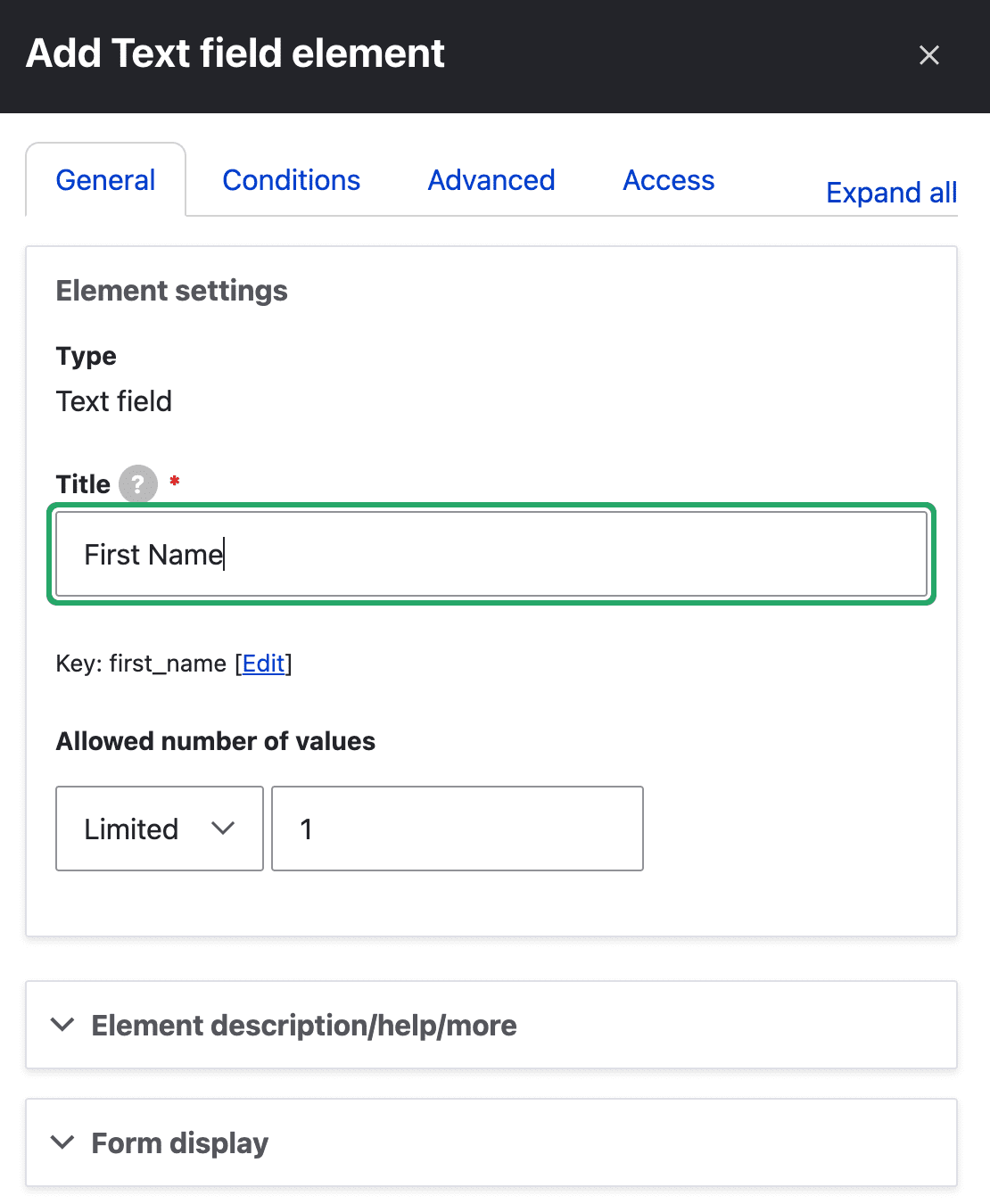 Field element