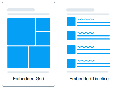 Twitter Embed Grid Timeline