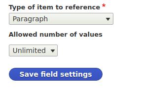 type of the paragraphs-module