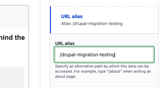 URL Alias