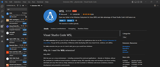 Visual Studio WSL
