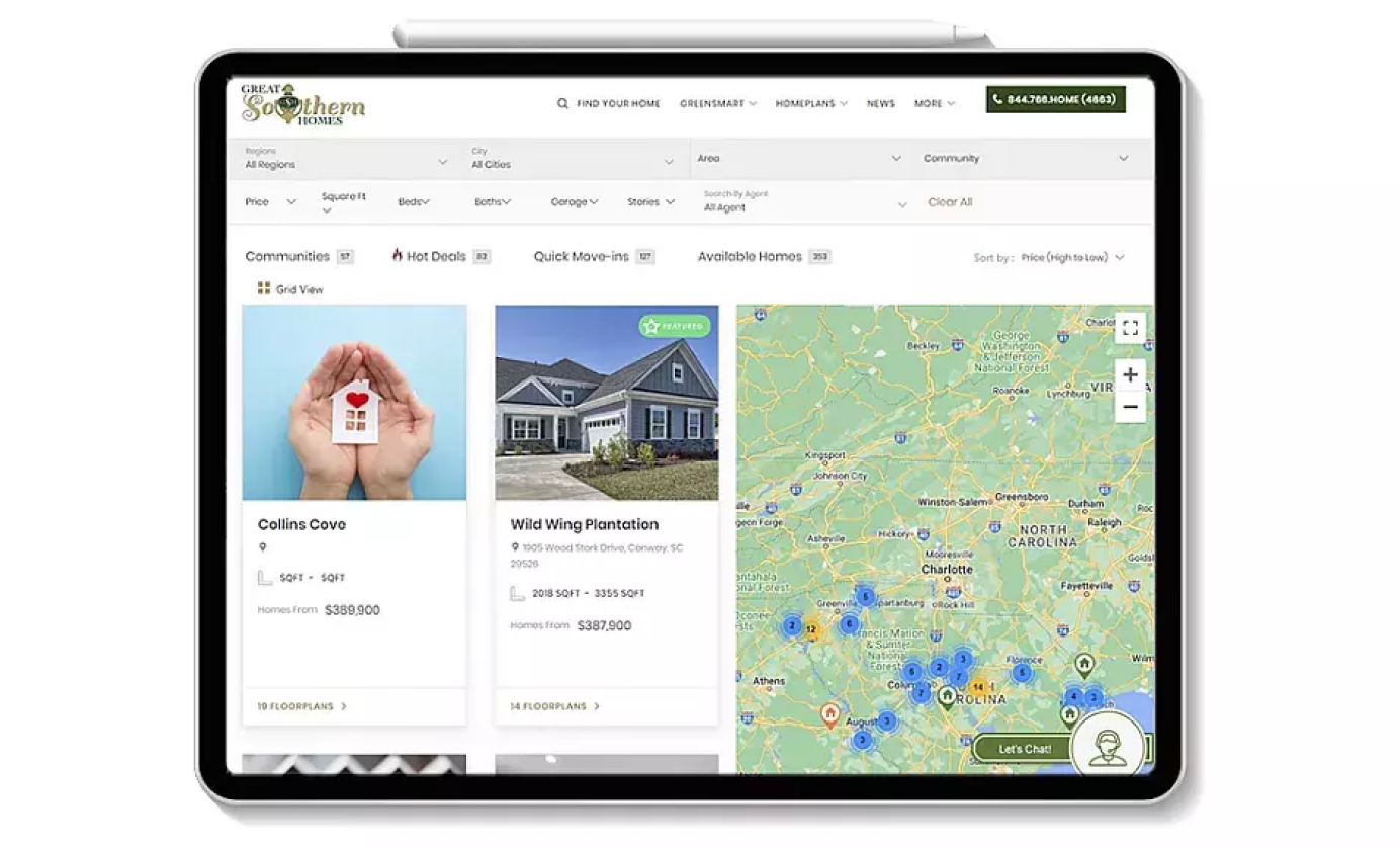 Property search rebuild