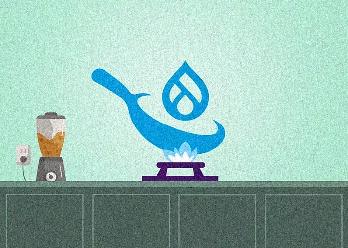 drupal website with recipes