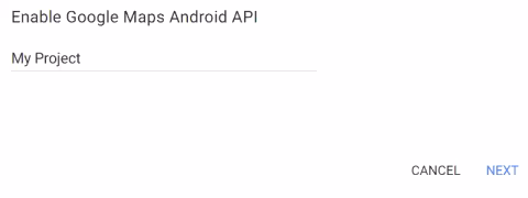enable google maps android api
