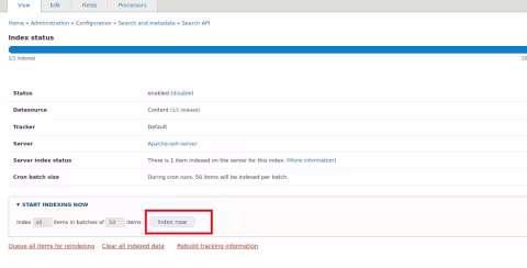 search and metadata