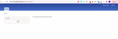 Access Denied for Authorized User