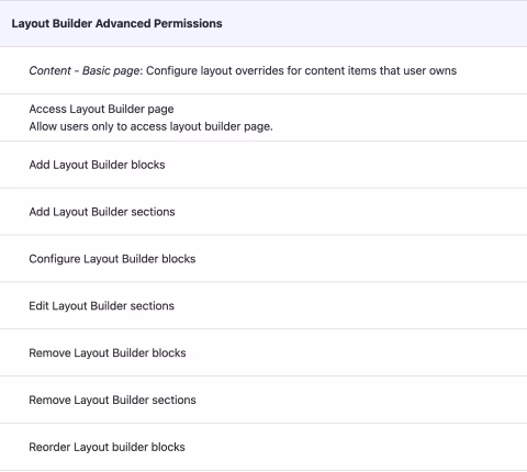 Advanced Permissions