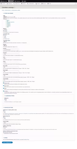 ColorBox Configuration