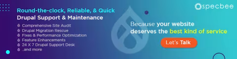 Drupal support and maintenance by Specbee