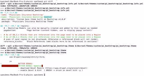 git diff command