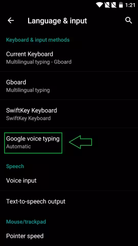 language&input