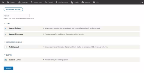 layout-builder-module