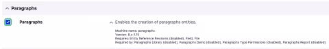 paragraphs