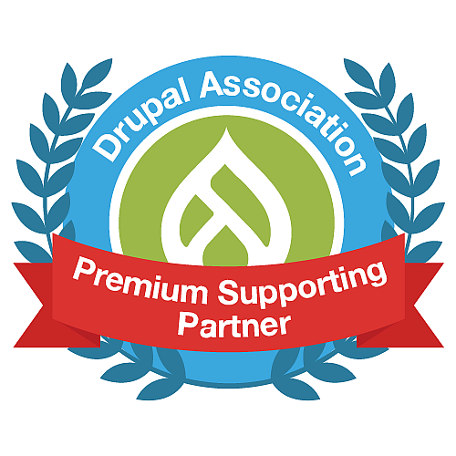 drupal premium supporting partner logo