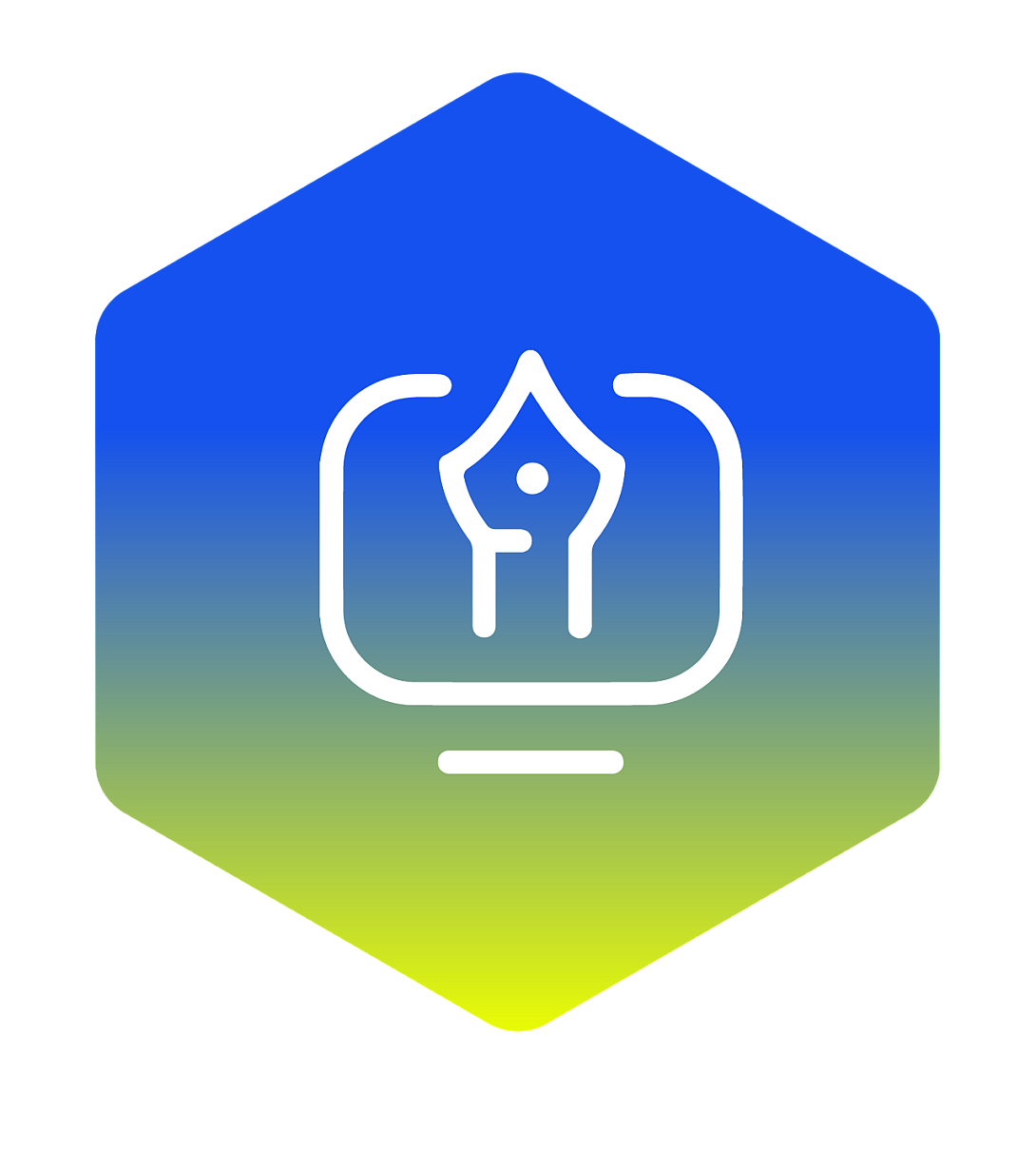 build application icon in an polygon