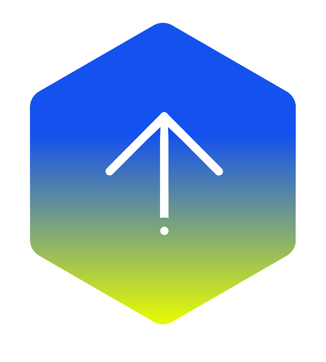 migrate content icon in an polygon