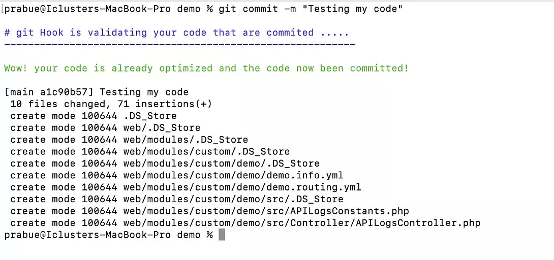 validate code