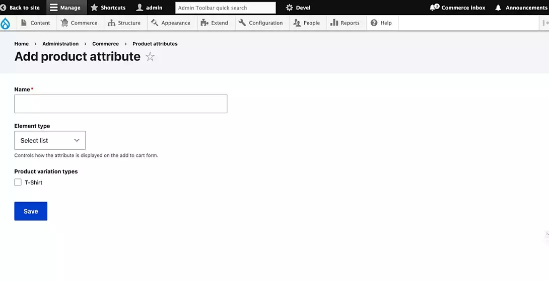 add product attribute