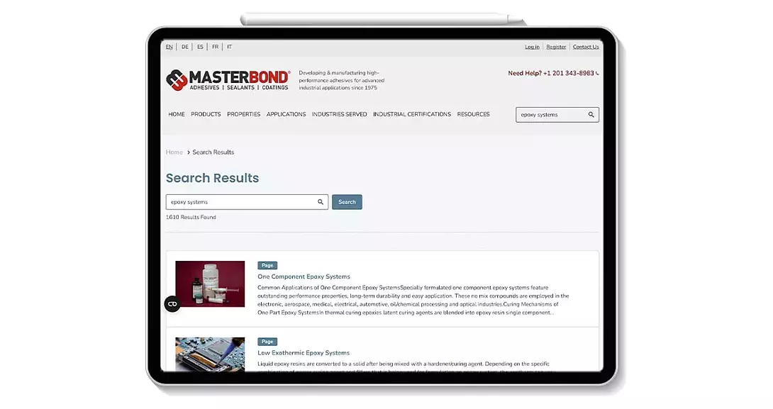 masterbond search results