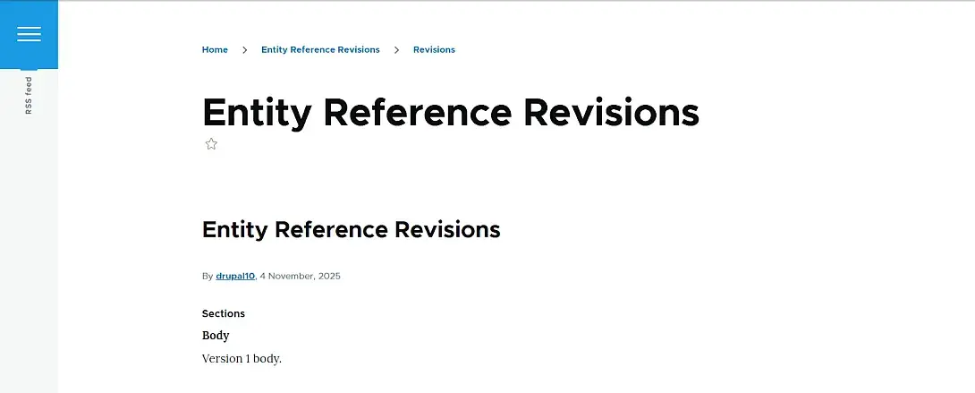 entity reference revisions