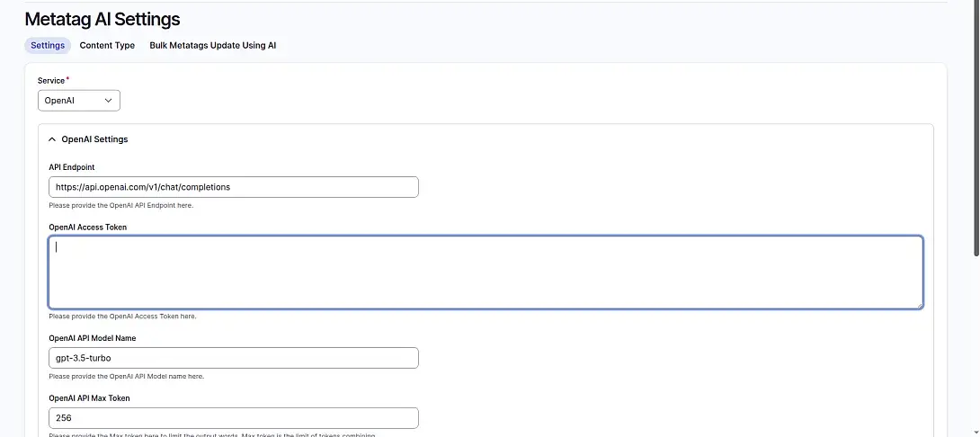 setup metatag ai